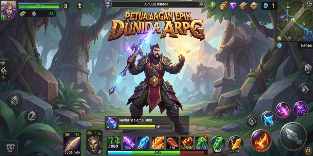 Tampilan gameplay mendebarkan dan aksi seru di API33.
