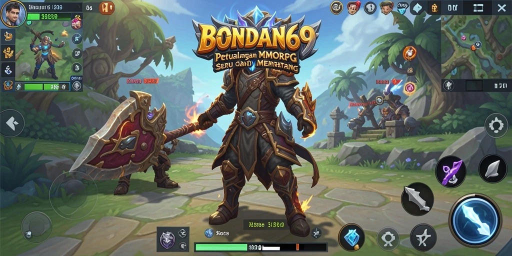 Tampilan gameplay seru dan mendebarkan dari BONDAN69.