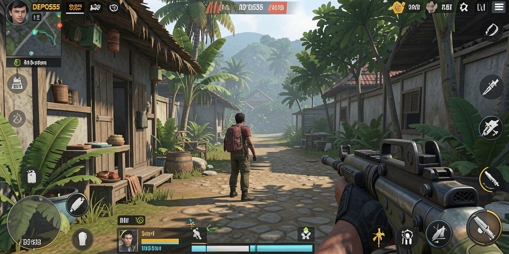 Tampilan gameplay DEPO555 yang mengasyikkan dan interaktif.