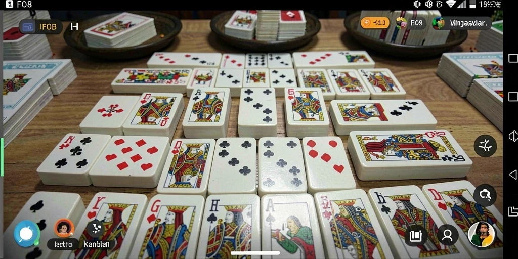 Tampilan seru dari gameplay Domino di FO8 yang menarik.