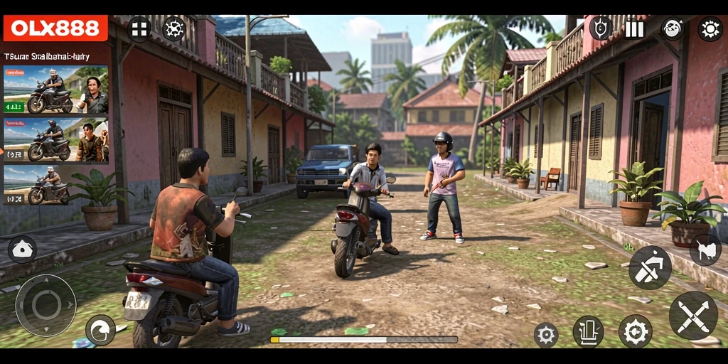 Gameplay menarik OLX888 yang menyenangkan dan santai.