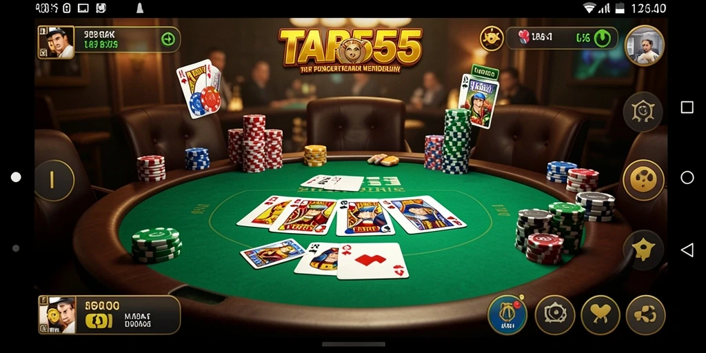 Tangkapan layar dari gameplay TAR555 yang menarik dan mendebarkan.