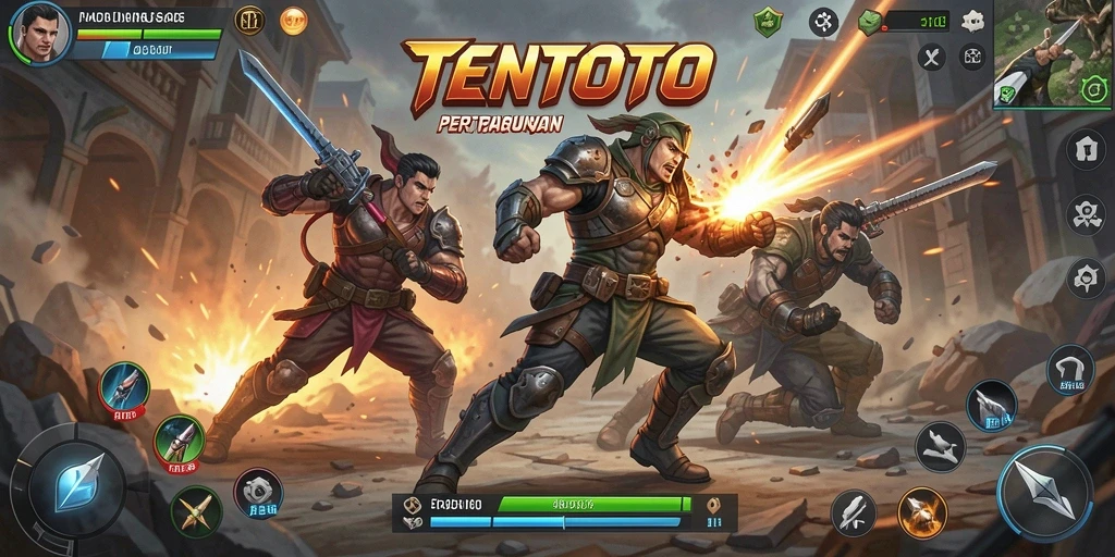 Gameplay seru TENTOTO dengan grafis menawan dan aksi cepat.