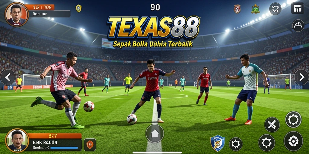 TEXAS88 menampilkan aksi nyata dan keseruan bermain sepak bola.